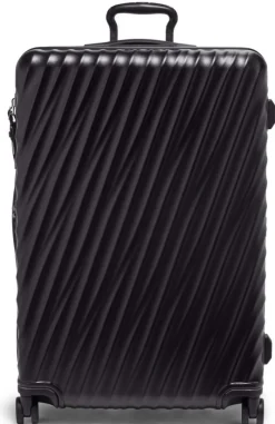 Tumi Hardside Luggage-19 Degree Extended Trip Expandable 4 Wheeled Packing Case - Black Textured