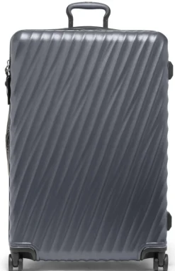 Tumi Hardside Luggage-19 Degree Extended Trip Expandable 4 Wheeled Packing Case - Grey Texture
