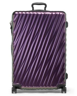 London Luggage Spinner (4 Wheel) | Hardside Luggage-19 Degree Extended Trip Expandable 4 Wheeled Packing Case - Iridescent dusk