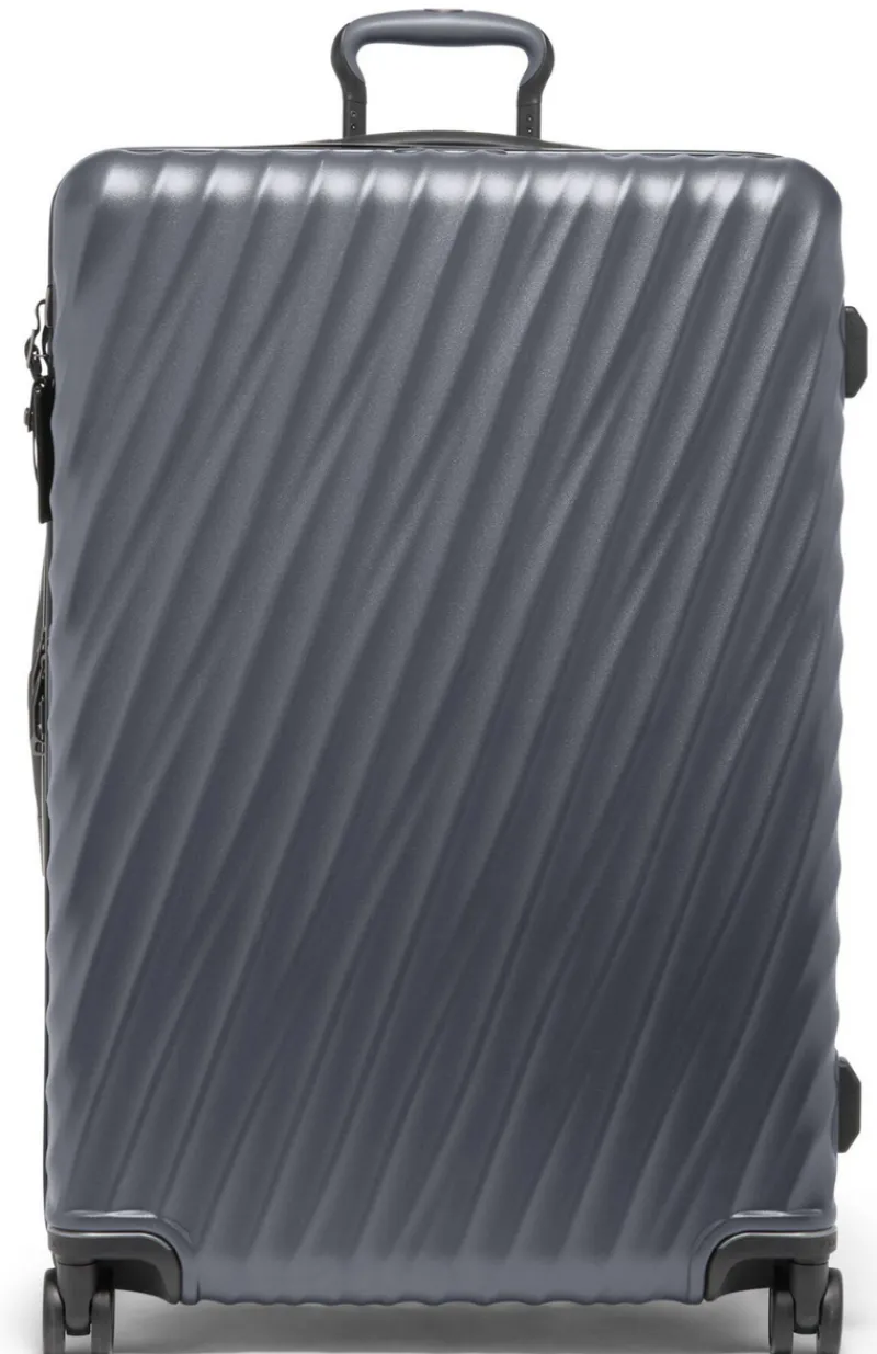 Tumi Hardside Luggage-19 Degree Extended Trip Expandable 4 Wheeled Packing Case - Grey Texture