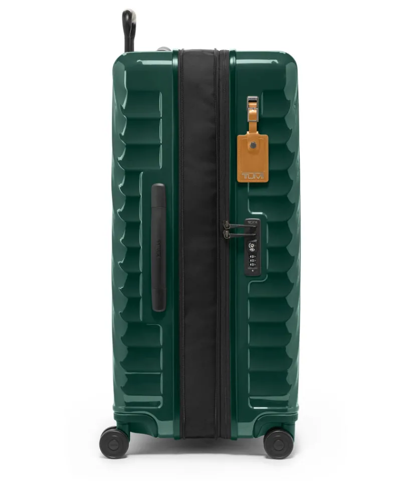 London Luggage Spinner (4 Wheel) | Hardside Luggage-19 Degree Extended Trip Expandable 4 Wheeled Packing Case - Hunter Green
