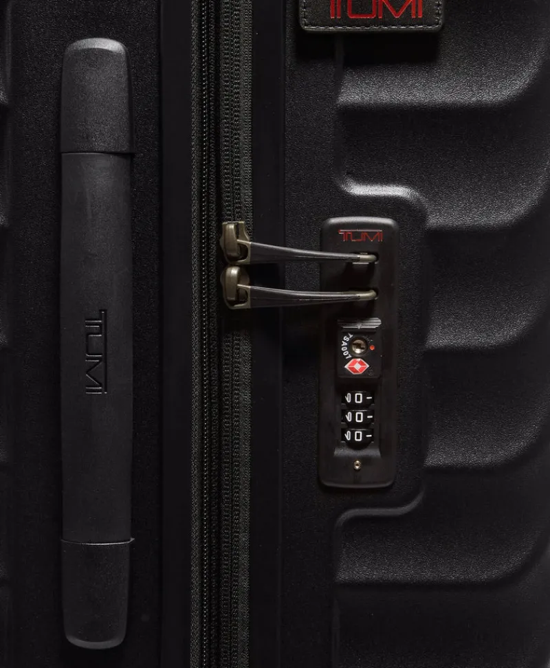 Tumi Hardside Luggage-19 Degree Extended Trip Expandable 4 Wheeled Packing Case - Black Textured