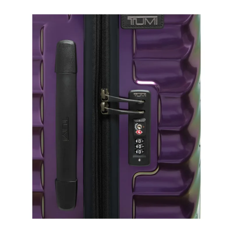 London Luggage Spinner (4 Wheel) | Hardside Luggage-19 Degree Extended Trip Expandable 4 Wheeled Packing Case - Iridescent dusk