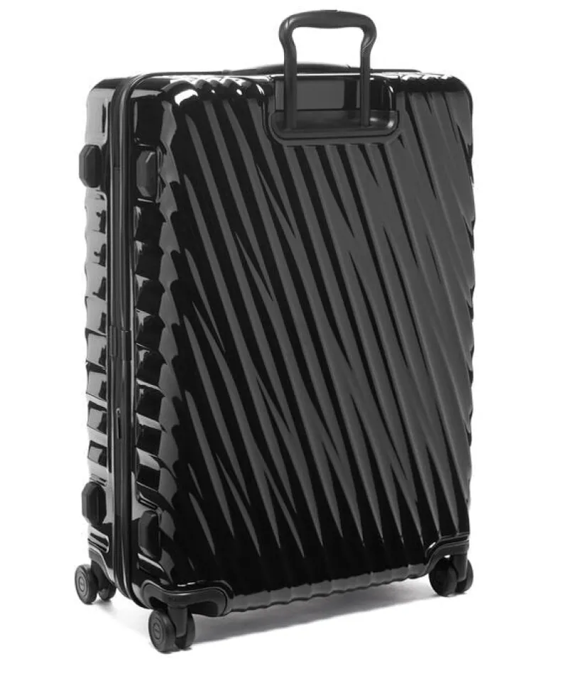 Tumi Spinner (4 Wheel) | Eco Friendly Luggage-19 Degree Extended Trip Expandable 4 Wheeled Packing Case - Black