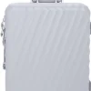 Tumi Spinner (4 Wheel) | Hardside Luggage-19 Degree Frame Continental 4 Wheeled Carry-On 55cm - Pearl Grey