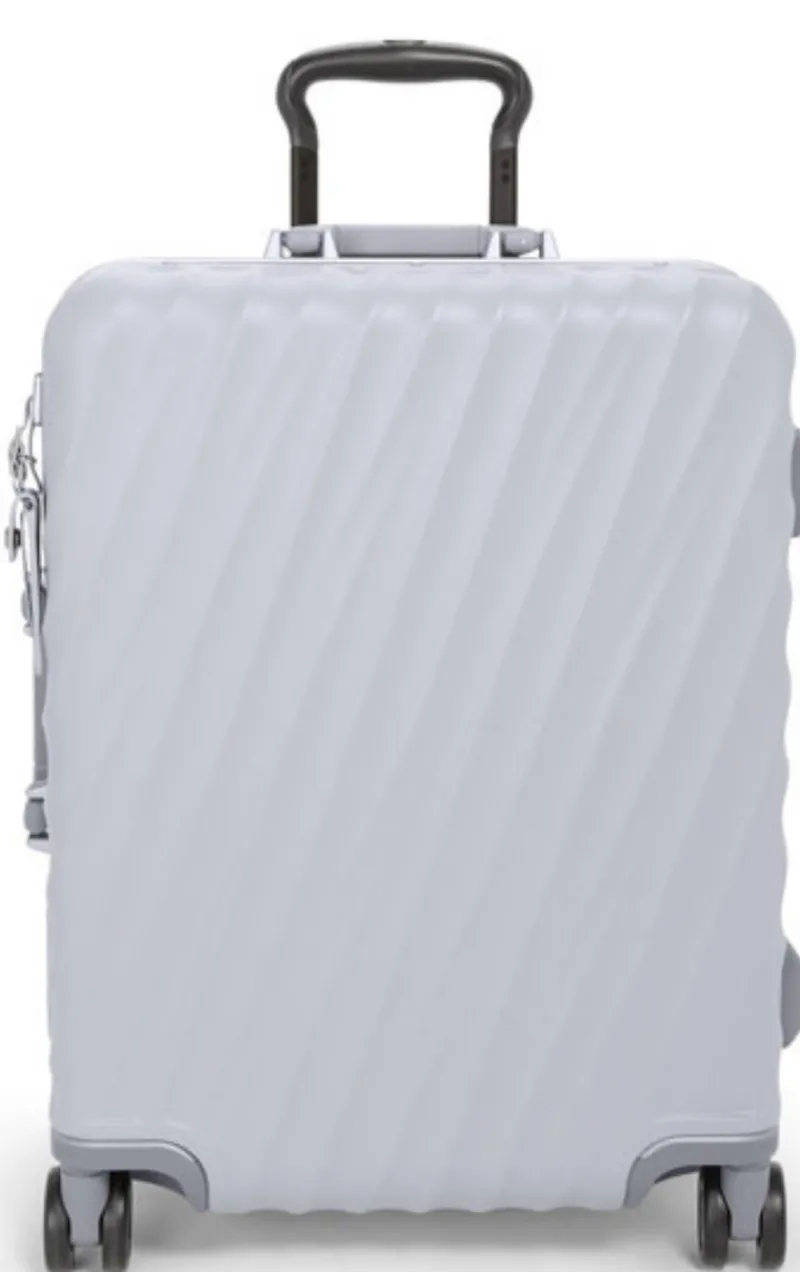 Tumi Spinner (4 Wheel) | Hardside Luggage-19 Degree Frame Continental 4 Wheeled Carry-On 55cm - Pearl Grey