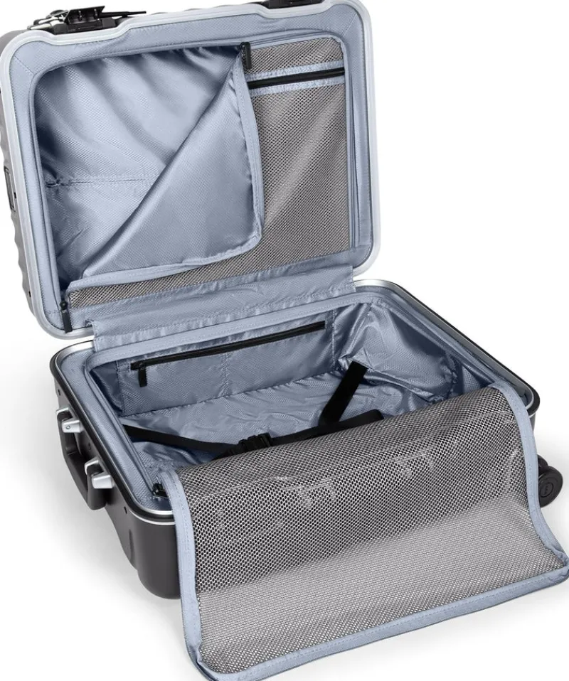 Tumi Spinner (4 Wheel) | Hardside Luggage-19 Degree Frame Continental 4 Wheeled Carry-On 55cm - Black Texture