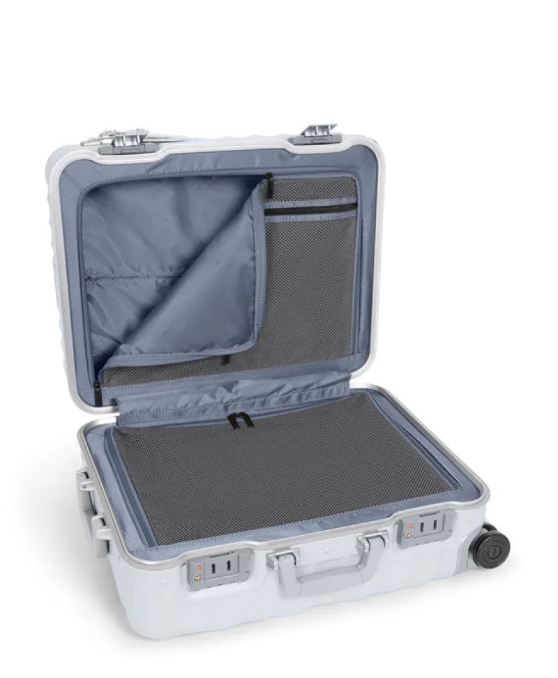 Tumi Spinner (4 Wheel) | Hardside Luggage-19 Degree Frame Continental 4 Wheeled Carry-On 55cm - Pearl Grey