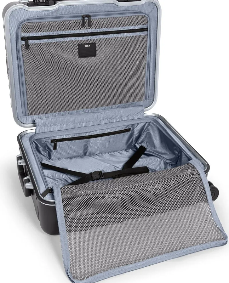 Tumi Spinner (4 Wheel) | Hardside Luggage-19 Degree Frame Continental 4 Wheeled Carry-On 55cm - Black Texture