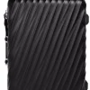 Tumi Spinner (4 Wheel) | Hardside Luggage-19 Degree Frame Short Trip 4 Wheeled Checked Luggage 66cm - Black Texture