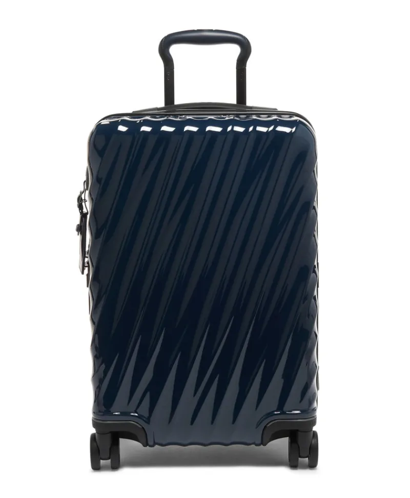 Tumi Spinner (4 Wheel) | Cabin Luggage-19 Degree International Expandable 4 Wheeled Carry-On - Navy