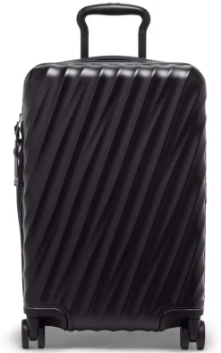 Tumi Spinner (4 Wheel) | Hardside Luggage-19 Degree International Expandable Carry-On 55cm - Black Texture