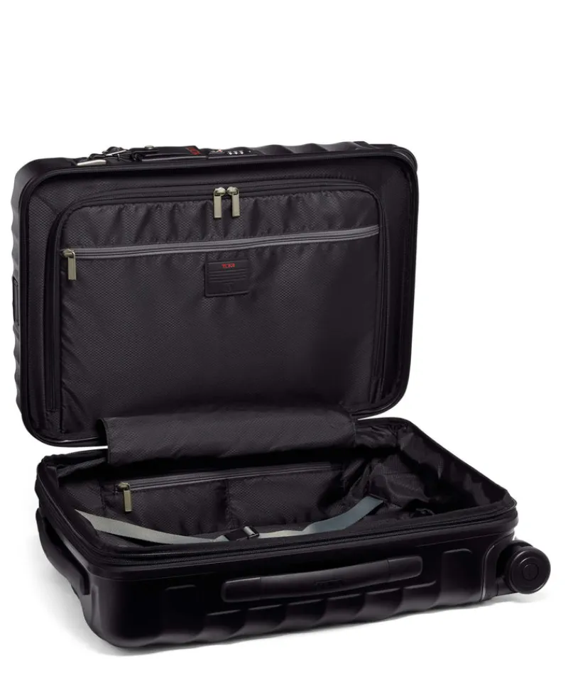Tumi Spinner (4 Wheel) | Hardside Luggage-19 Degree International Expandable Carry-On 55cm - Black Texture