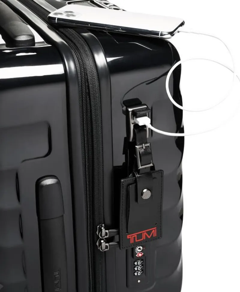 Tumi Spinner (4 Wheel) | Hardside Luggage-19 Degree International Expandable 4 Wheeled Carry-On - Black
