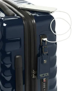 Tumi Spinner (4 Wheel) | Cabin Luggage-19 Degree International Expandable 4 Wheeled Carry-On - Navy
