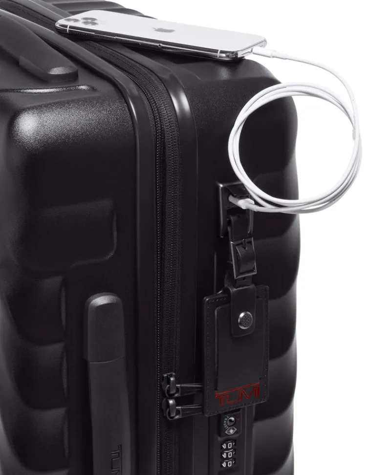 Tumi Spinner (4 Wheel) | Hardside Luggage-19 Degree International Expandable Carry-On 55cm - Black Texture