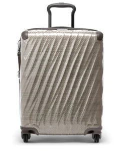 London Luggage Spinner (4 Wheel) | Hardside Luggage-19 Degree Lite Continental 4 Wheeled Carry-On (55 cm) - Titanium