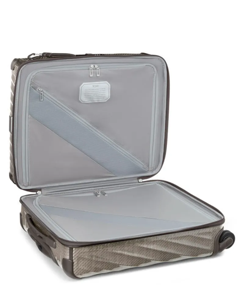 London Luggage Spinner (4 Wheel) | Hardside Luggage-19 Degree Lite Continental 4 Wheeled Carry-On (55 cm) - Titanium