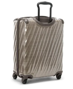 London Luggage Spinner (4 Wheel) | Hardside Luggage-19 Degree Lite Continental 4 Wheeled Carry-On (55 cm) - Titanium