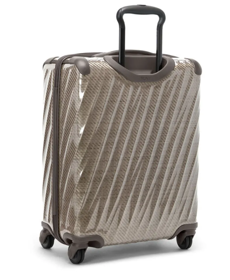 London Luggage Spinner (4 Wheel) | Hardside Luggage-19 Degree Lite Continental 4 Wheeled Carry-On (55 cm) - Titanium