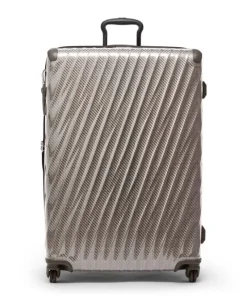 London Luggage Spinner (4 Wheel)-19 Degree Lite Extended Trip Checked Luggage - Titanium