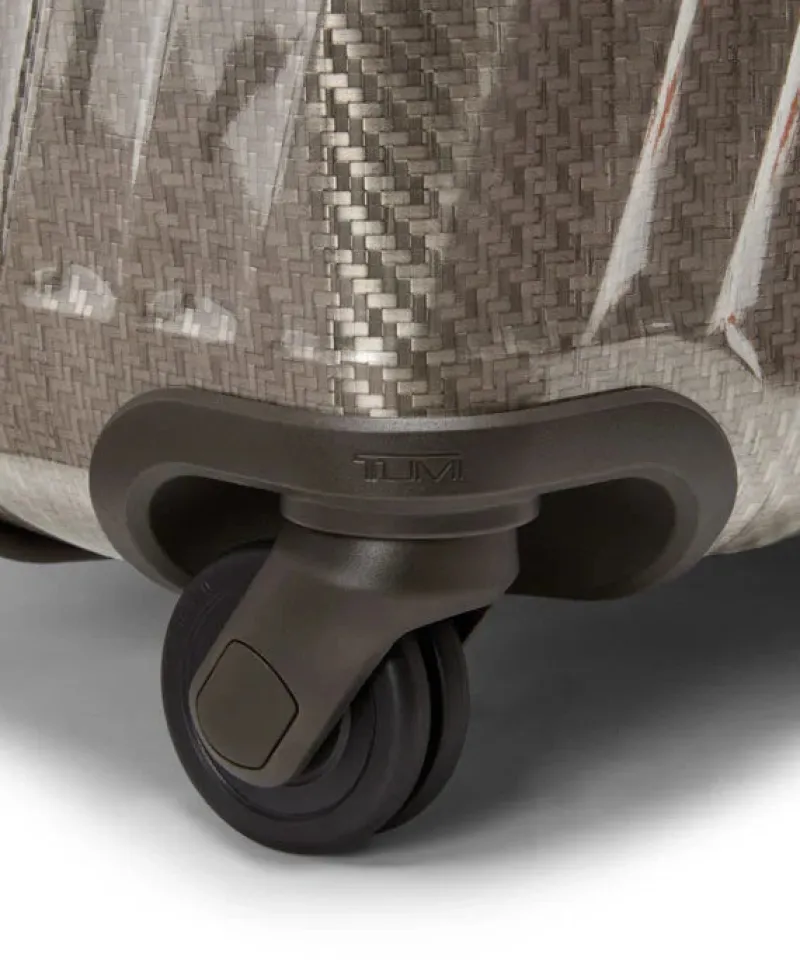 London Luggage Spinner (4 Wheel)-19 Degree Lite Extended Trip Checked Luggage - Titanium