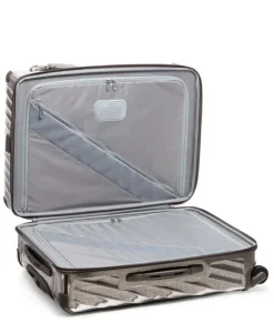 London Luggage Hardside Luggage | Cabin Luggage-19 Degree Lite Short Trip Checked Luggage 66 cm - Titanium
