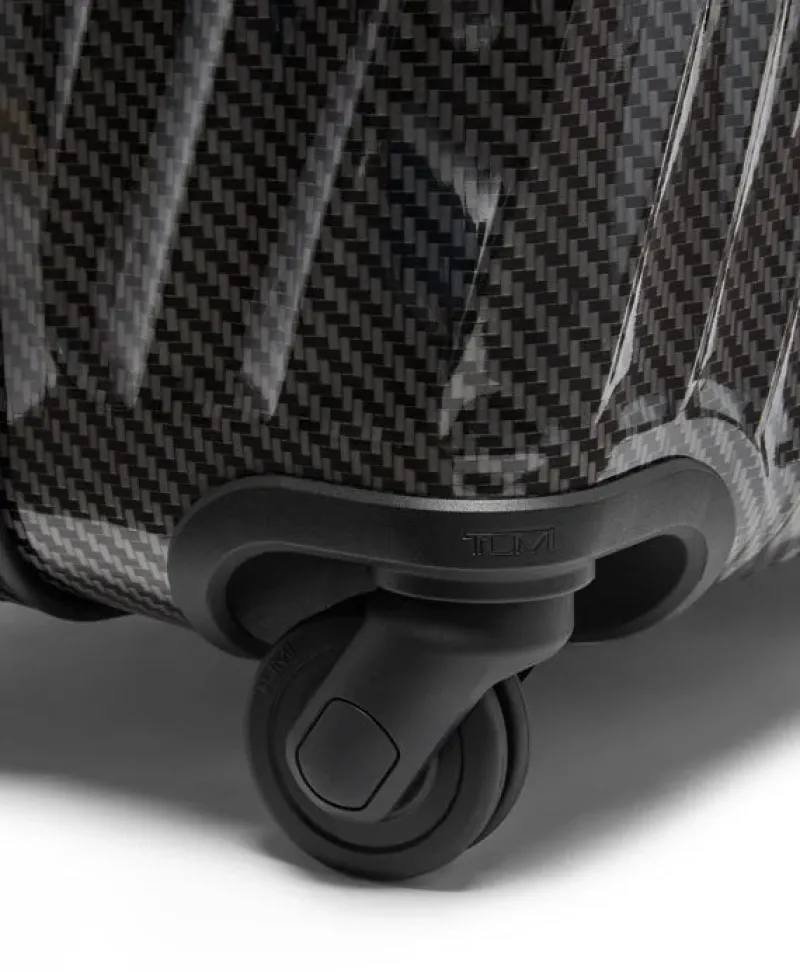London Luggage Hardside Luggage | Cabin Luggage-19 Degree Lite Short Trip Checked Luggage 66 cm - Black/Graphite