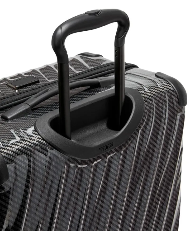 London Luggage Hardside Luggage | Cabin Luggage-19 Degree Lite Short Trip Checked Luggage 66 cm - Black/Graphite