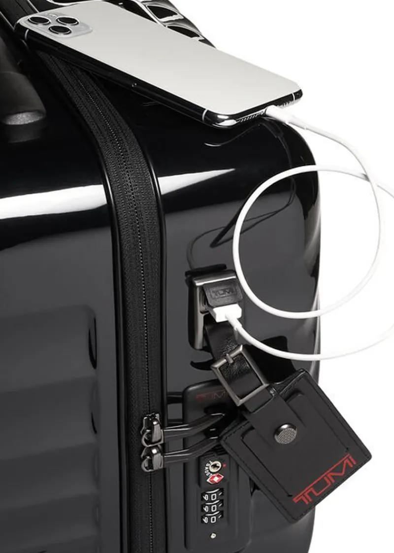 Tumi Spinner (4 Wheel) | Hardside Luggage-19 Degree Small Compact 4 Wheeled Brief - Black