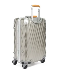 London Luggage Aluminium Luggage | Hardside Luggage-19 Degree Titanium International Carry-On - Titanium