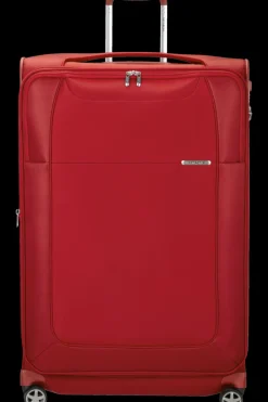 Samsonite Spinner (4 Wheel) | Lightweight Luggage-D'LITE 83cm Spinner (4 wheels) - Chili Red