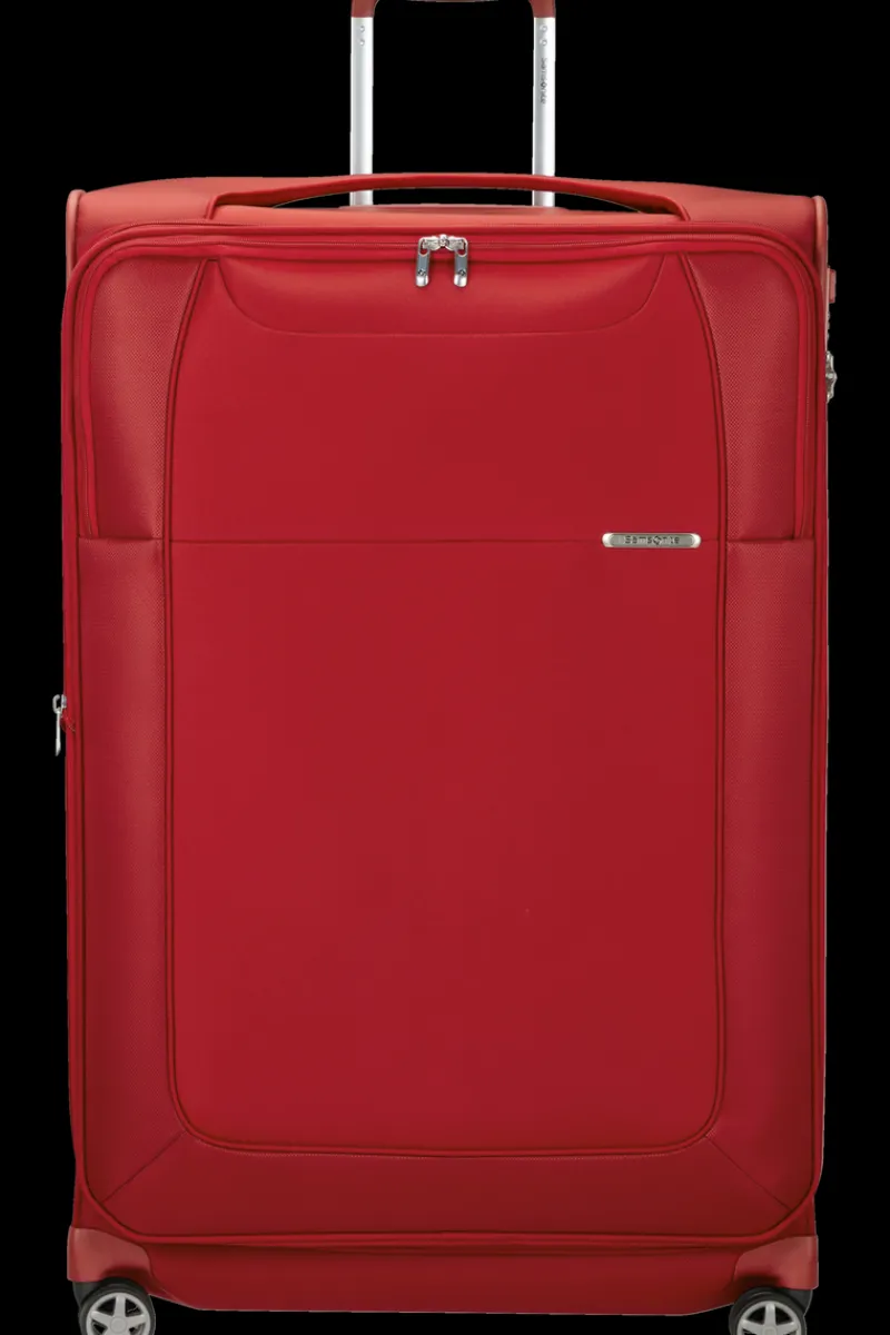 Samsonite Spinner (4 Wheel) | Lightweight Luggage-D'LITE 83cm Spinner (4 wheels) - Chili Red