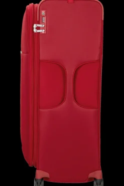 Samsonite Spinner (4 Wheel) | Lightweight Luggage-D'LITE 83cm Spinner (4 wheels) - Chili Red