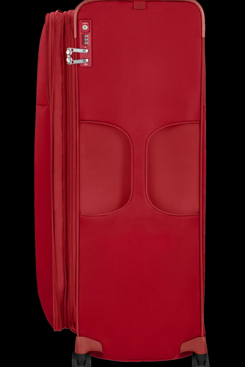 Samsonite Spinner (4 Wheel) | Lightweight Luggage-D'LITE 83cm Spinner (4 wheels) - Chili Red