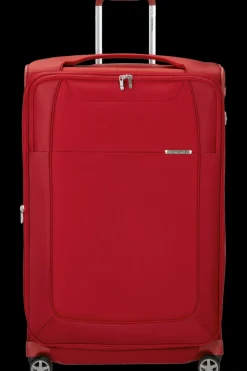Samsonite Spinner (4 Wheel) | Lightweight Luggage-D'LITE 78cm Spinner Expandable (4 wheels) - Chili Red