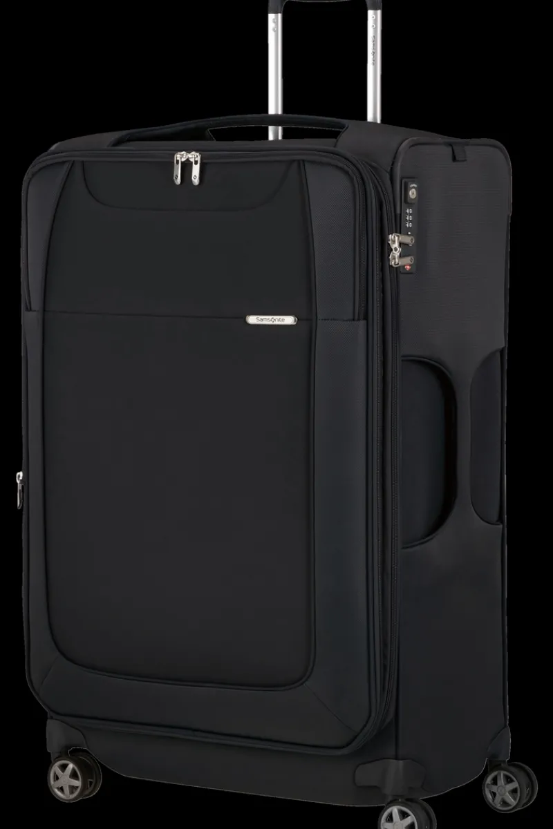 Samsonite Spinner (4 Wheel) | Lightweight Luggage-D'LITE 78cm Spinner Expandable (4 wheels) - Black