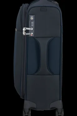Samsonite Spinner (4 Wheel) | Lightweight Luggage-D'LITE 55cm Spinner Expandable (4 wheels) - Midnight Blue