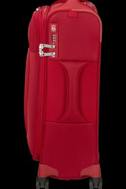 Samsonite Spinner (4 Wheel) | Lightweight Luggage-D'LITE 55cm Spinner Expandable (4 wheels) - Chili Red