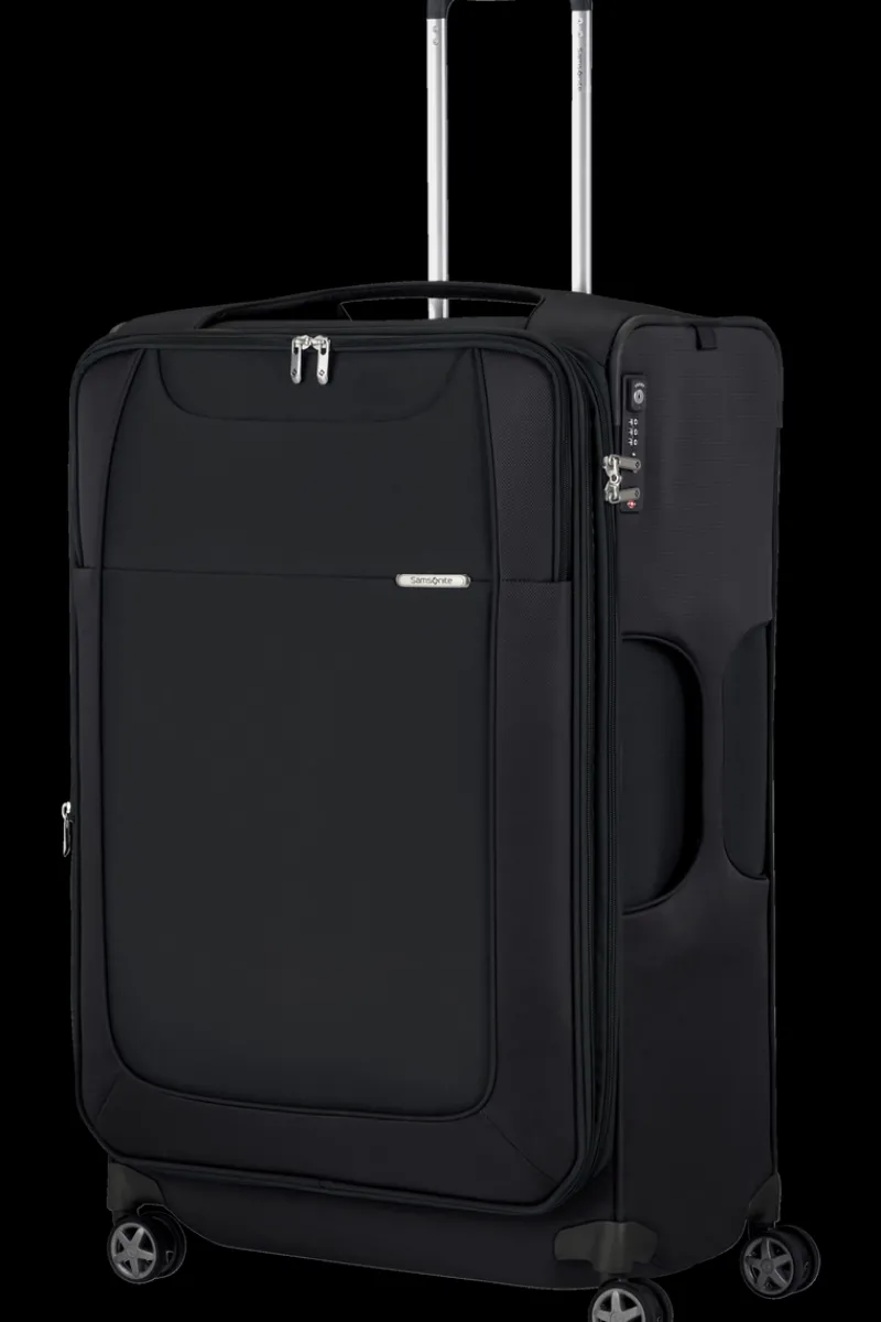 Samsonite Spinner (4 Wheel) | Lightweight Luggage-D'LITE 78cm Spinner Expandable (4 wheels) - Black