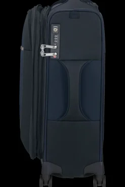 Samsonite Spinner (4 Wheel) | Lightweight Luggage-D'LITE 55cm Spinner Expandable (4 wheels) - Midnight Blue