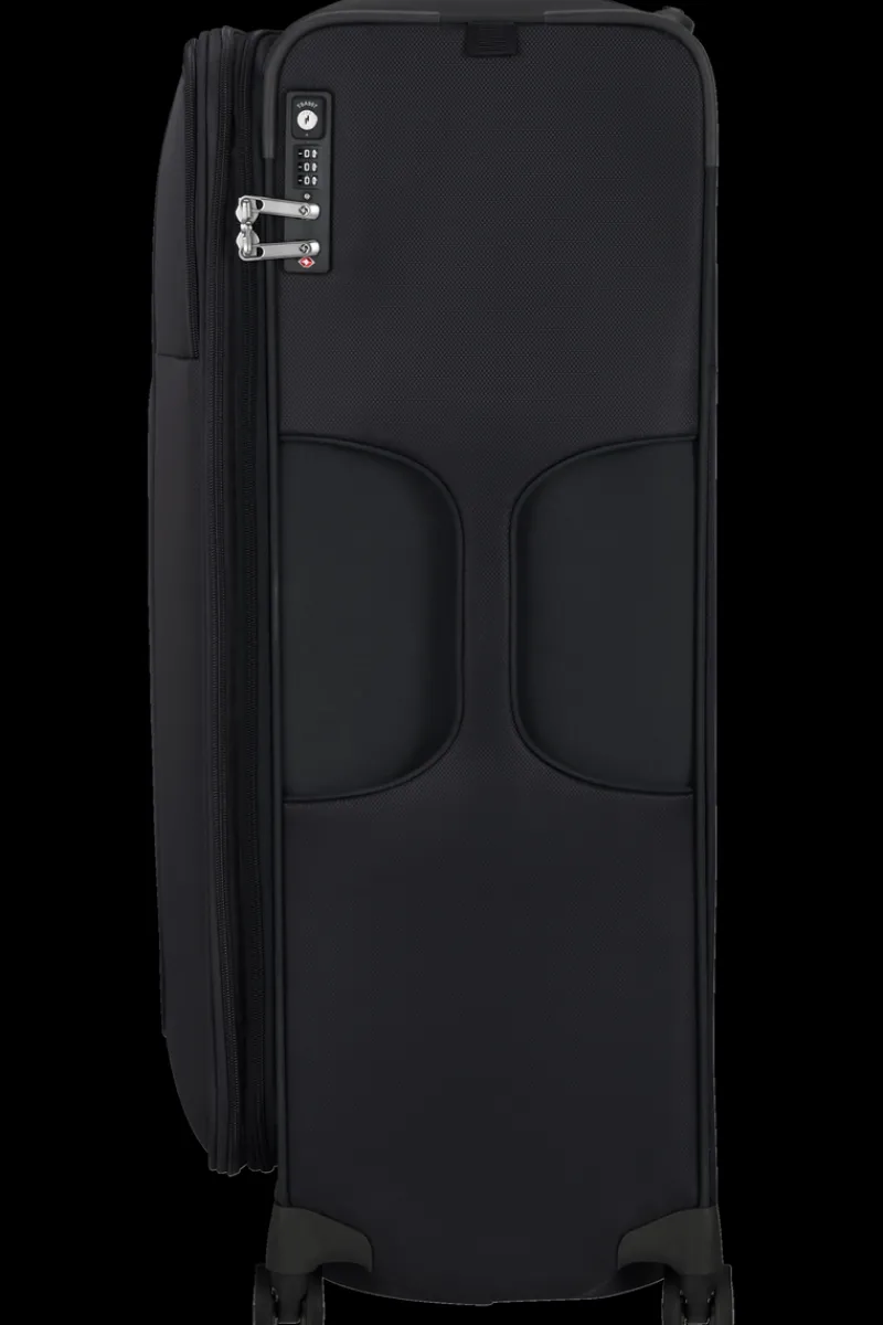 Samsonite Spinner (4 Wheel) | Lightweight Luggage-D'LITE 78cm Spinner Expandable (4 wheels) - Black