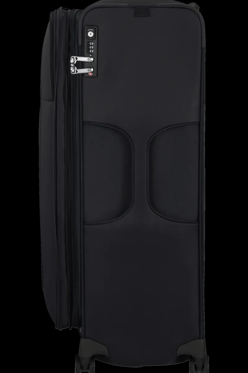 Samsonite Spinner (4 Wheel) | Lightweight Luggage-D'LITE 78cm Spinner Expandable (4 wheels) - Black