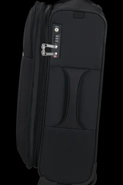Samsonite Upright (2 Wheel) | Lightweight Luggage-D'LITE 55cm Upright Expandable (2 wheels) - Black