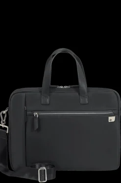 Samsonite Briefcases | Eco Friendly Luggage-ECO WAVE Bailhandle Briefcase 15.6" - Black