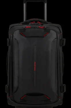 Samsonite Upright (2 Wheel) | Eco Friendly Luggage-ECODIVER Duffle with wheels double frame 55cm - Black