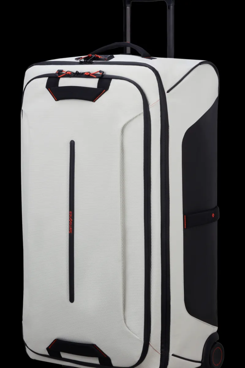 Samsonite Upright (2 Wheel) | Eco Friendly Luggage-ECODIVER Duffle with wheels 79cm - Cloud White