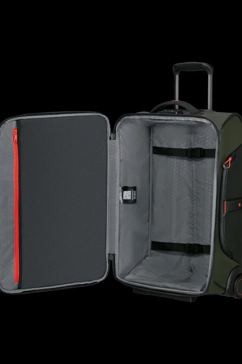 Samsonite Upright (2 Wheel) | Eco Friendly Luggage-ECODIVER Duffle with wheels 55cm - Climbing Ivy