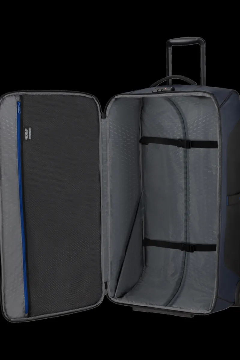 Samsonite Upright (2 Wheel) | Eco Friendly Luggage-ECODIVER Duffle with wheels 79cm - Blue Nights