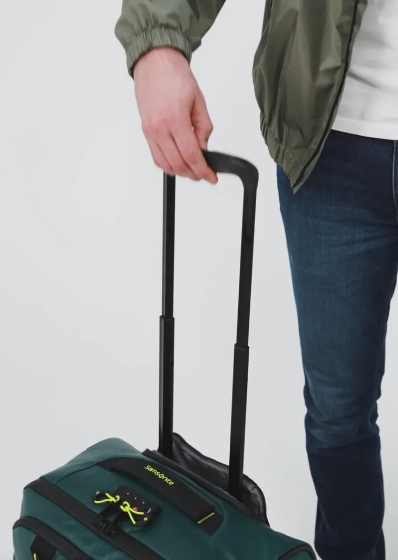 Samsonite Backpacks | Upright (2 Wheel)-ECODIVER Duffle with wheels 55cm backpack - Dark Teal/Lime